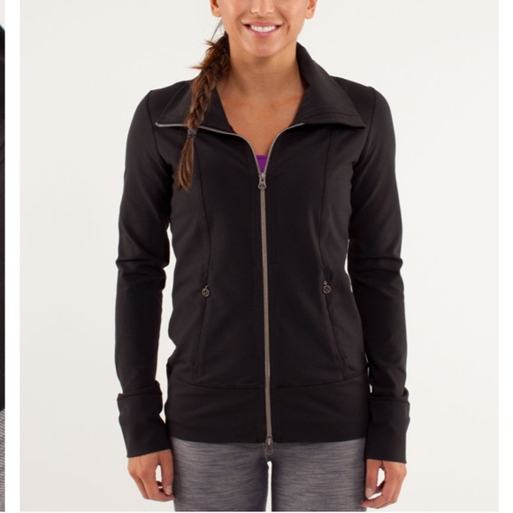Lululemon Daily Yoga Jacket Black - Picture 1 of 16